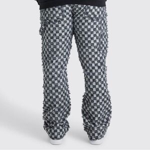 Flares BoohooMan Tapestry Pant